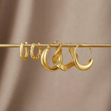 Luna Twist Earrings - Gold