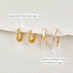Luna Twist Earrings - Gold