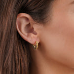 Luna Twist Earrings - Gold