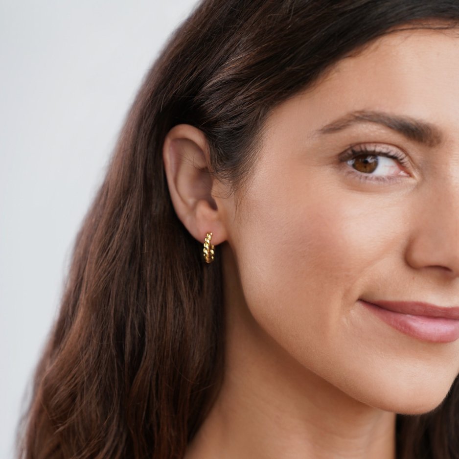 Luna Twist Earrings - Gold