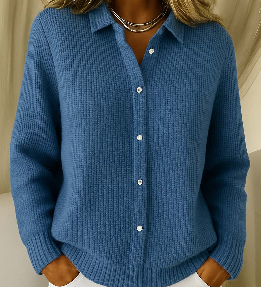 AMARI | CARDIGAN GAUFRÉ TRICOTÉ CLASSIQUE