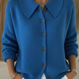 AMARA | CARDIGAN TRICOTÉ CLASSIQUE À COL