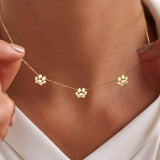 COLLIER PRÉNOM AVEC PATTES SÉPARÉES PERSONNALISÉ
