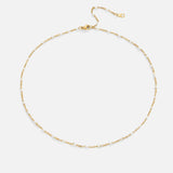 Clean White Bead Necklace