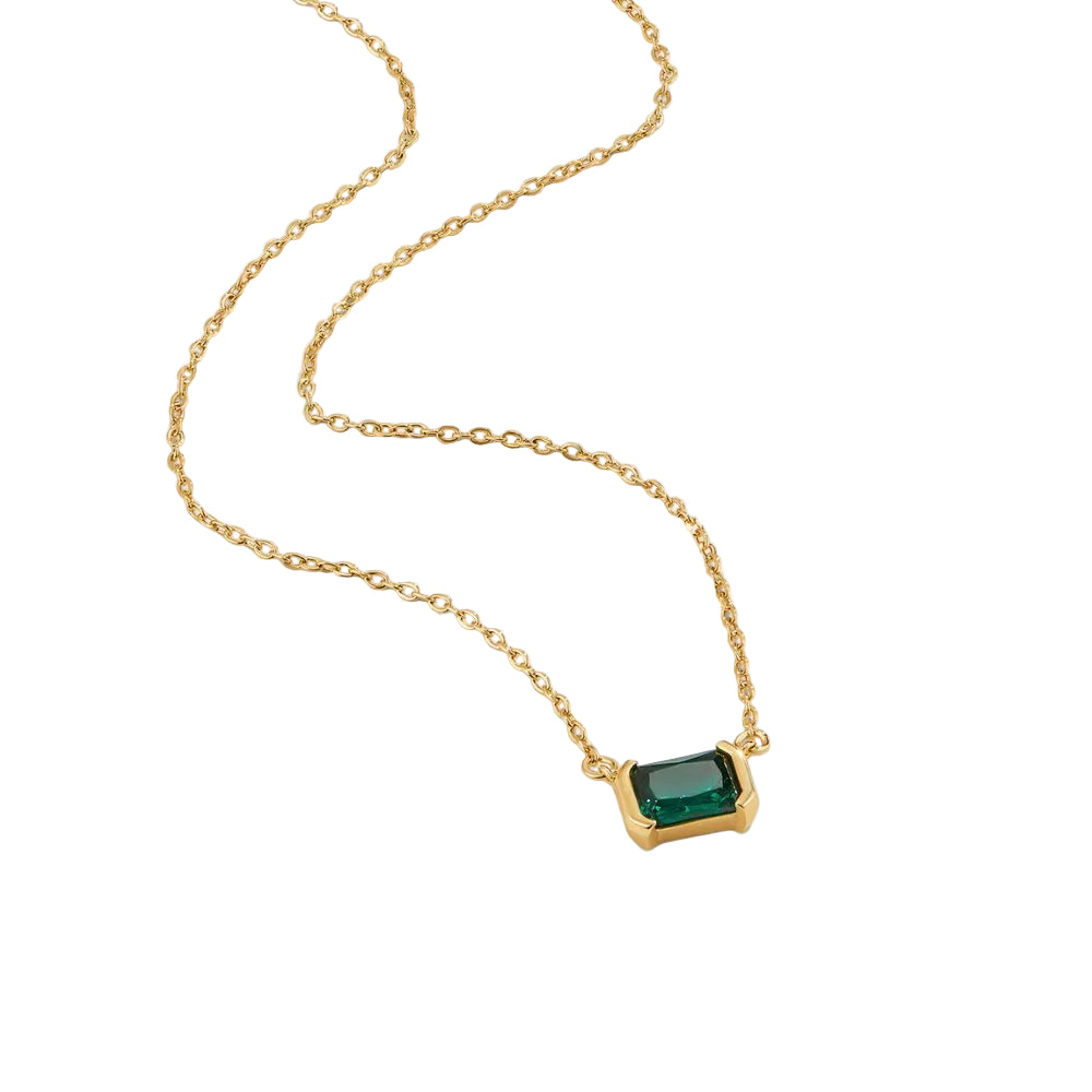 COLLIER VERT ÉMERAUDE