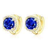 Nadine Sapphire Earrings | Gold