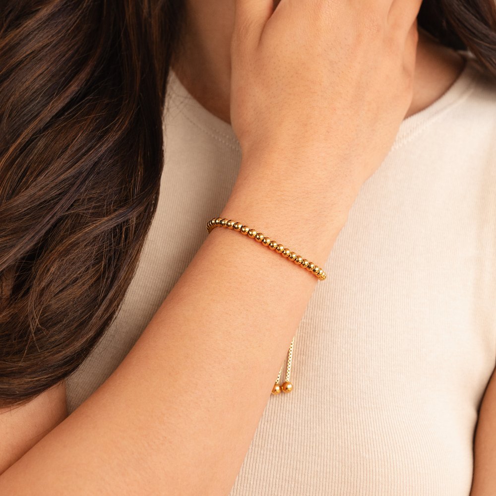 Nila Beaded Bracelet - Gold