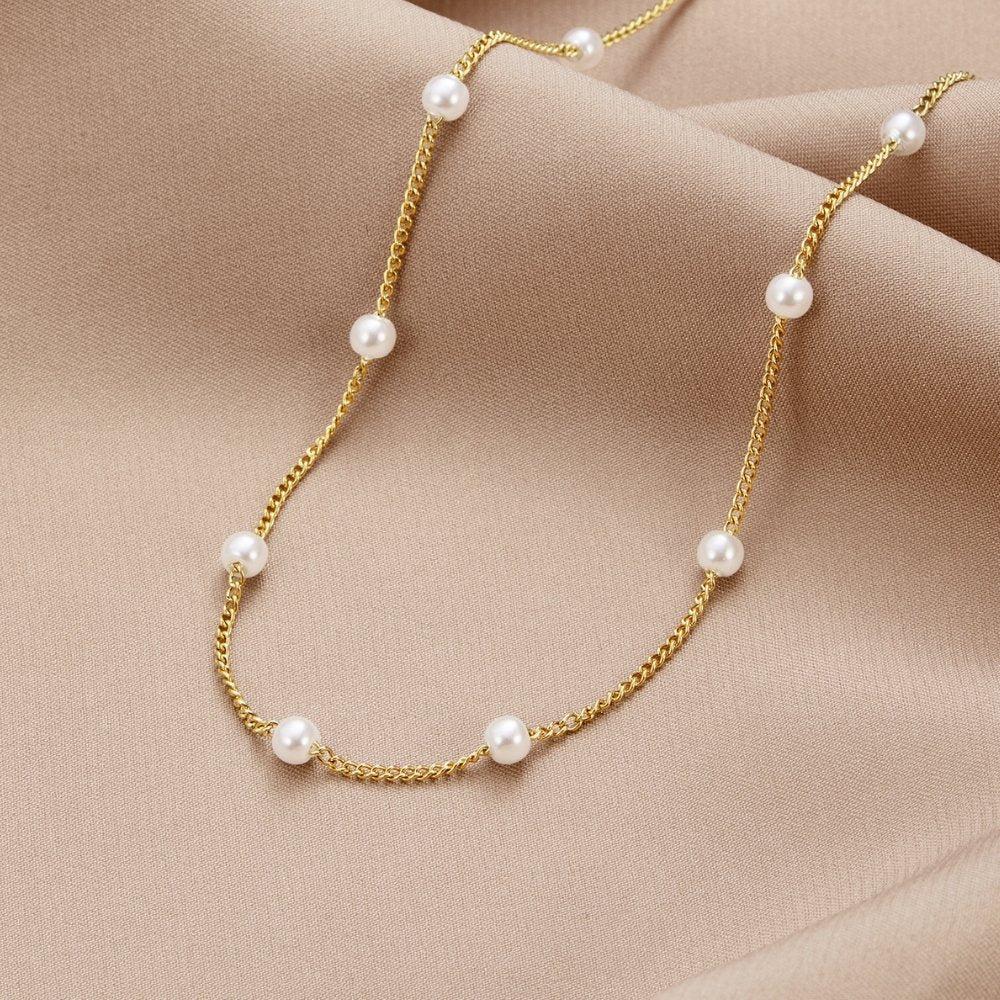 Pure Gold Pearl - Necklace