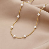 Pure Gold Pearl - Necklace