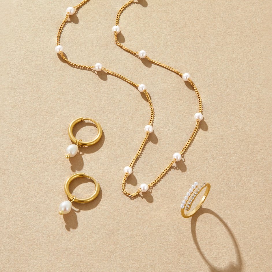 Pure Gold Pearl - Necklace