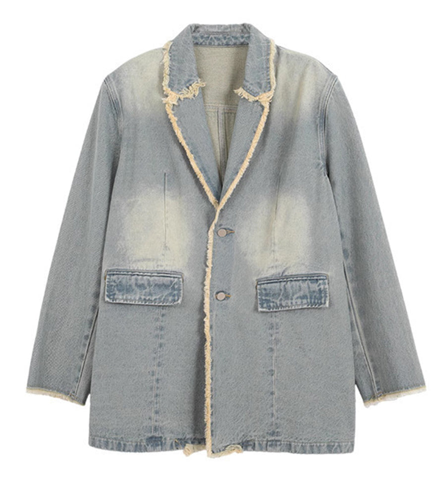 DIONNE | BLAZER OVERSIZED VINTAGE AUX BORDS BRUTS
