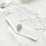 SUNNELACE | VESTE À PANNEAUX EN DENTELLE