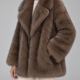 MAGALI | VESTE EN FAUSSE FOURRURE OVERSIZE