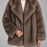 MAGALI | VESTE EN FAUSSE FOURRURE OVERSIZE