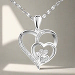Paw Love Crystal Necklace
