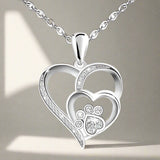 Paw Love Crystal Necklace