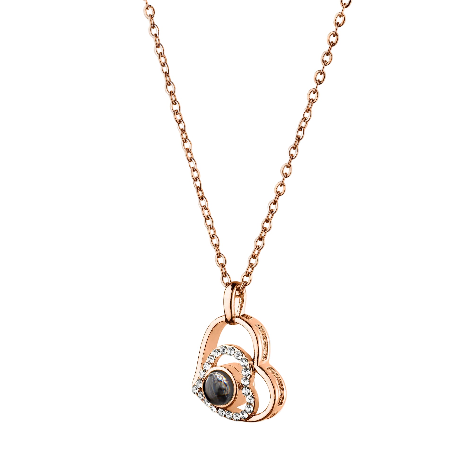 Collier Cœur Photo Personnalisé