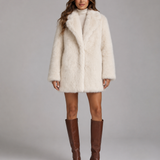 LOUISE | VESTE EN FAUSSE FOURRURE