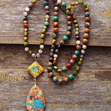 Intense Jasper Spiritual Necklace