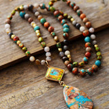 Intense Jasper Spiritual Necklace