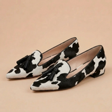 JULIA | MOCASSINS LÉOPARD À POMPONS