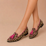 NIKOLETA | MOCASSINS À POMPONS