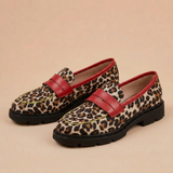 MARIANNE | MOCASSINS LÉOPARD SUÈDE