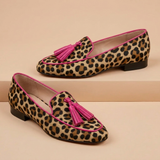 NIKOLETA | MOCASSINS À POMPONS