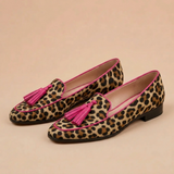 NIKOLETA | MOCASSINS À POMPONS