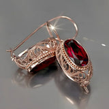 Boucles d'Oreilles Talessia Rougefort