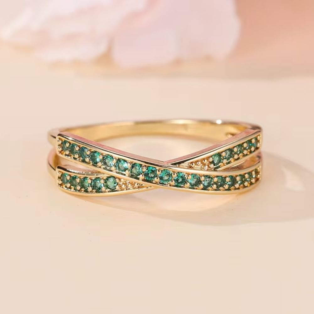Bague Émeraude Fluide