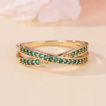 Bague Émeraude Fluide