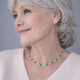 Emerald Green Pendant Necklace