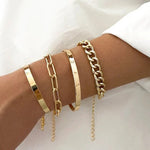 ENSEMBLE DE BRACELETS | OR