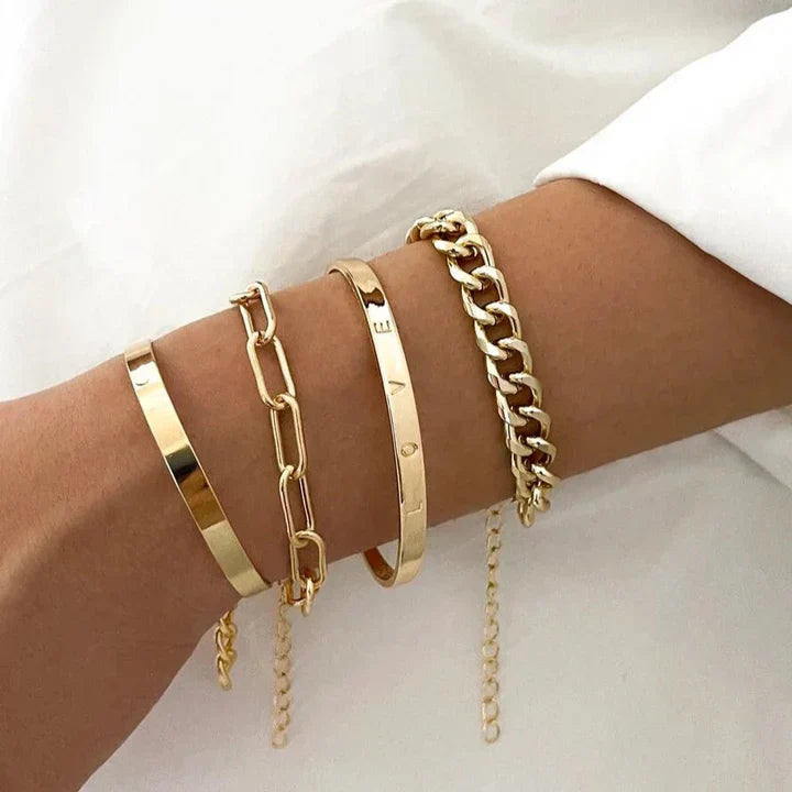 Ensemble Elan Mercer Bracelet | Or
