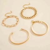 ENSEMBLE DE BRACELETS | OR