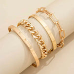 Elan Mercer Bracelet Set - Gold