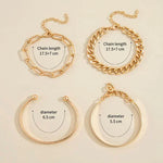 Elan Mercer Bracelet Set - Gold