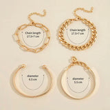 Elan Mercer Bracelet Set | White Gold