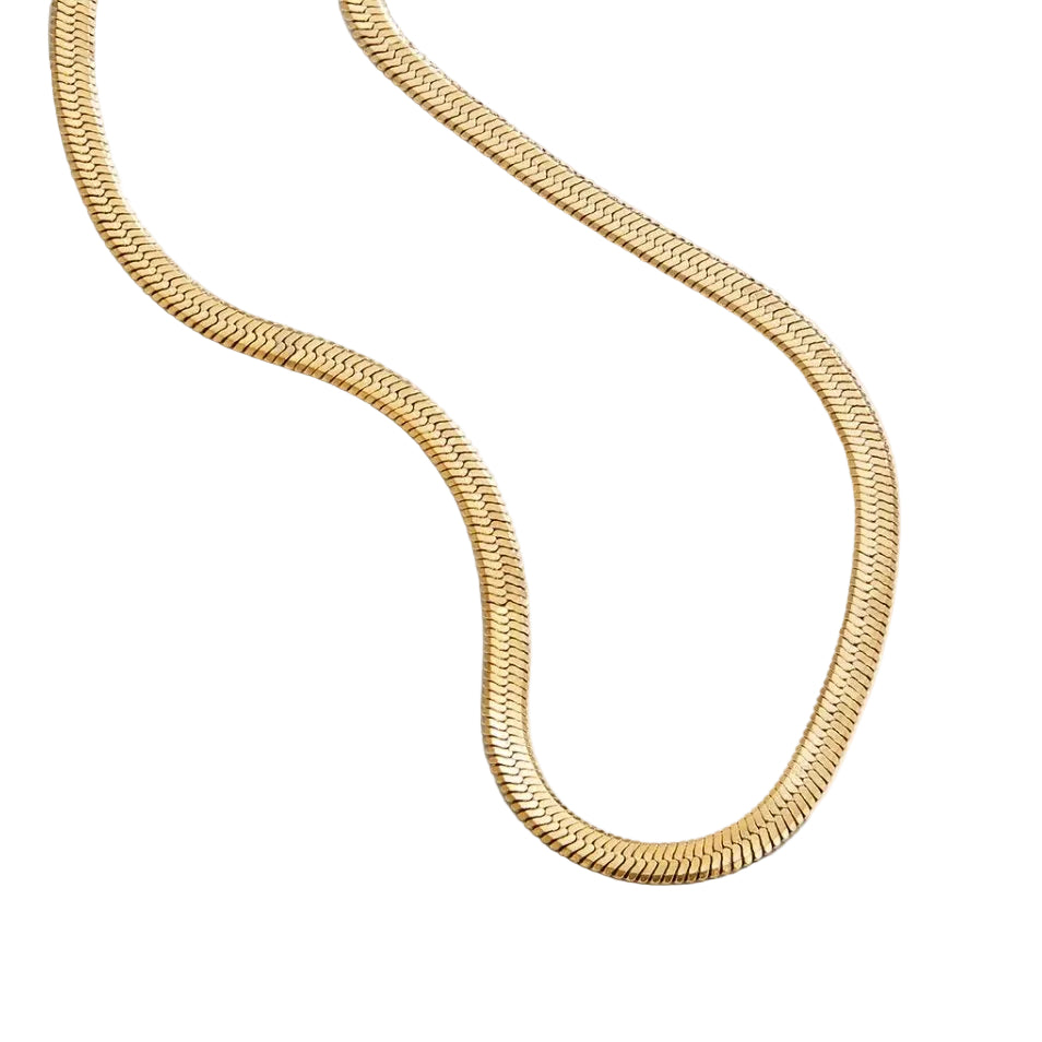 COLLIER SERPENT CHAÎNE | OR