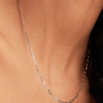 Archen Elegant Chain Necklace | White Gold