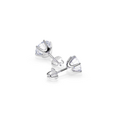 BOUCLES D'OREILLES | OR BLANC