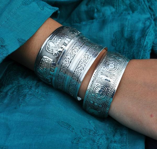 BRACELET BOHÈME MANCHETTE | ARGENT