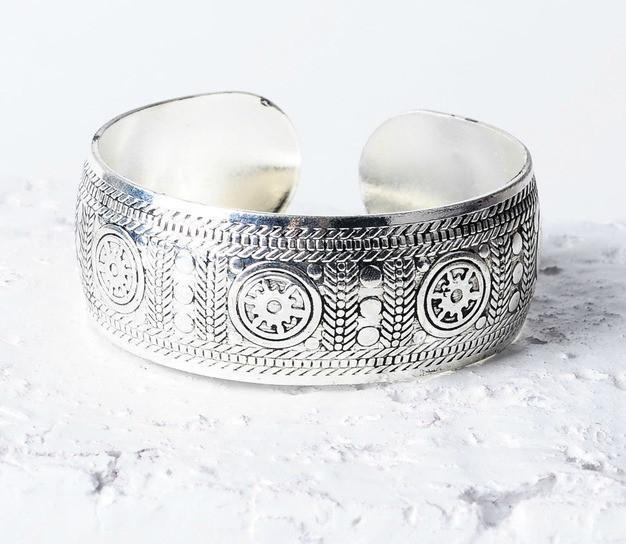 BRACELET BOHÈME MANCHETTE | ARGENT