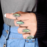BAGUE SUD-OUEST AMÉRICAIN AUTHENTIQUE TURQUOISE STERLING ARGENT