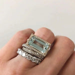 ENSEMBLE VINTAGE ARGENT TURQUOISE VERRE BAGUE