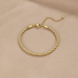 Twisted Chic Gold Bracelet