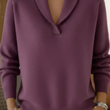 ISABELLE | PULL TRICOTÉ COL CHÂLE