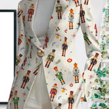 Stefania™ | Blazer con Stampa di Schiaccianoci