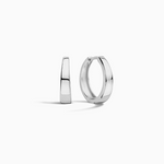Gia Hoops | White Gold